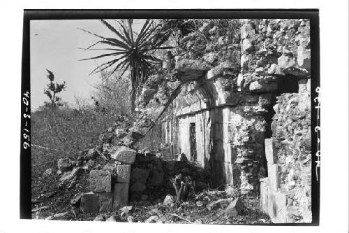 Palace, under stairway vault, from S.