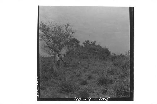 Mound on top of "acropolis".