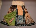 Skirt, silk with embroidery