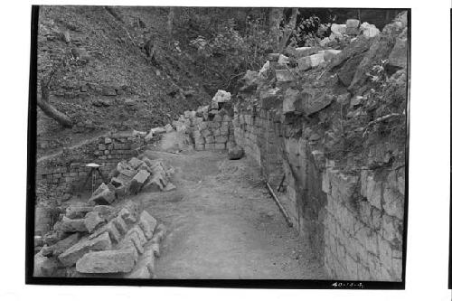 East corridor as when excavated