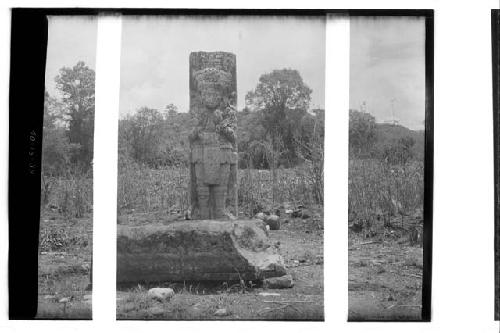 Stela 6 with altar