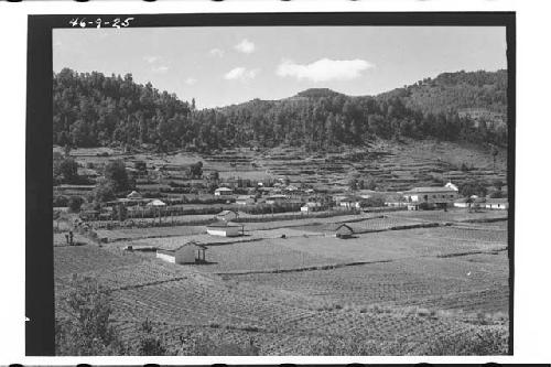 Modern Agricultural Terraces and Town