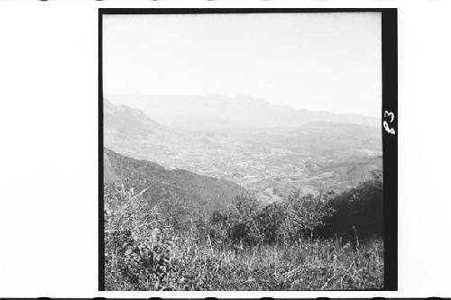 Look down into the valley of Nebaj from road to Sacapulas