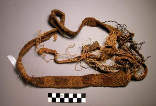 Remains of an Inca style bag