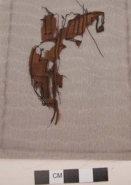 Textile, embroidered, fragment