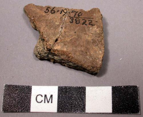 Kulanay brown-incised potsherd