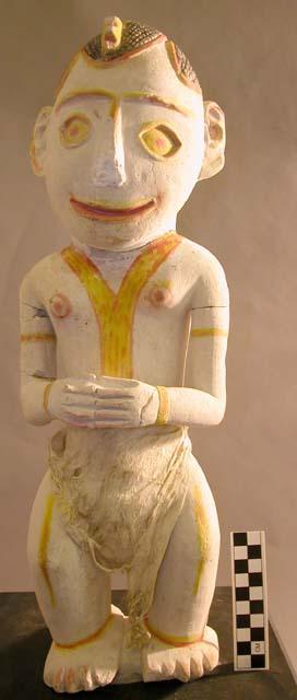 Human figure in chalk (female)