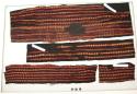 Tunic fragment; weft-patterned