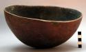 Large gourd bowl - used for drinking various beverages, mainly "chicha"