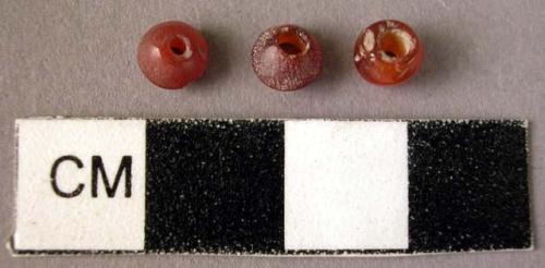 Bead, carnelian