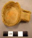 Plain pottery miniature ladle