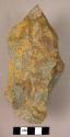 Crudely worked quartzite flake - unfinished implement
