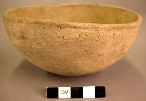 Plain pottery small bowl