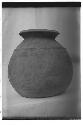 Large brown-ware burial urn