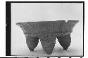 White on orange ware tetrapod bowl (R-132) from cache in md.