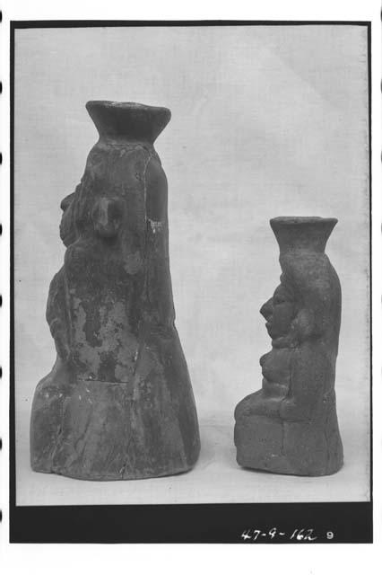 Two pottery figurines (R-172 + 188)