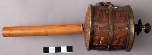 Prayer wheel, copper