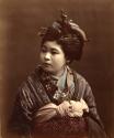 Young Japanese woman in traditional dress
