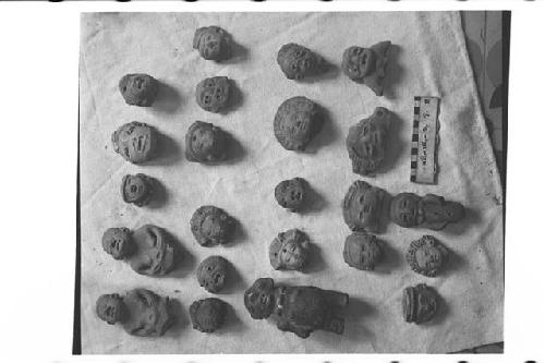 Twenty-Three Pottery Figurine Fragments