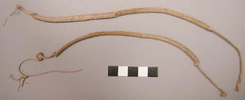 Pair of bracelets, snake vertebrae, worn frequently, wear snake +