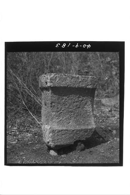 Altar before Flattened Column Bldg.