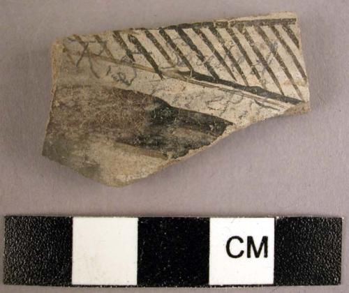 Potsherd of chupadero pottery