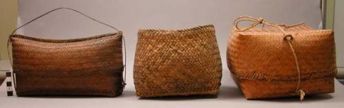 Bamboo lunch baskets