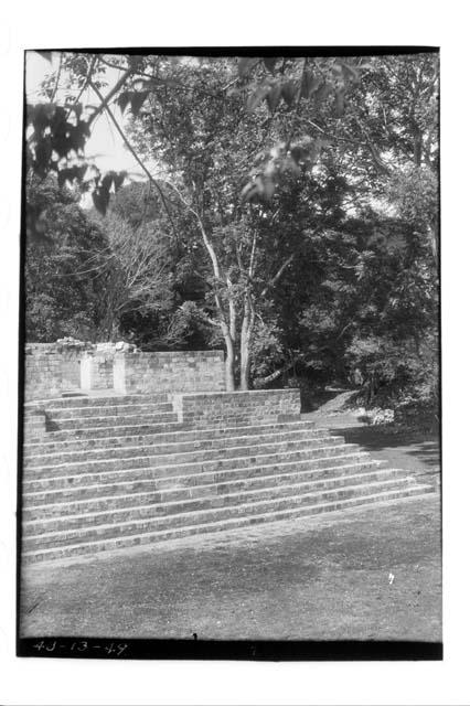 Ball Court, north end of west temple