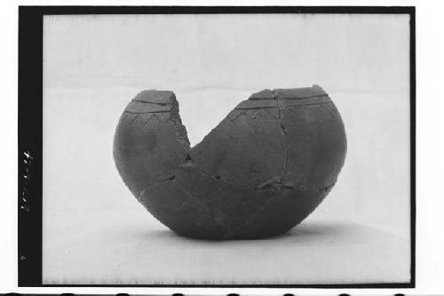 Brown-black ware bowl (R-8) from Tomb.