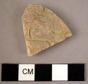 1 potsherd corrugated