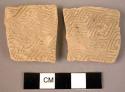 2 incised sherds
