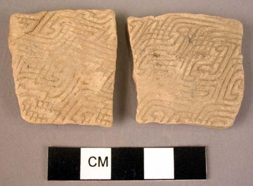 2 incised sherds