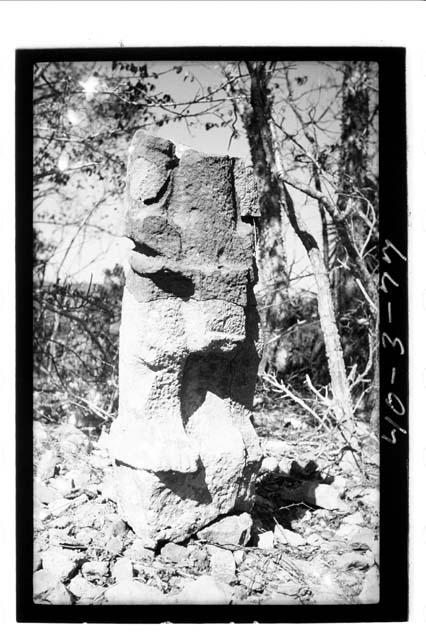 Stone human figure