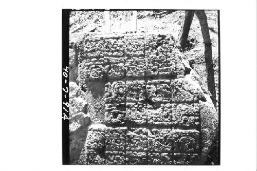 Stela 1; Back; Glyph Detail