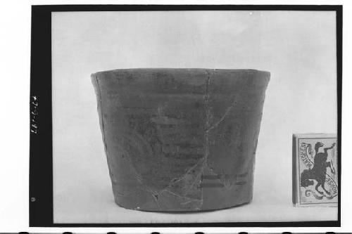 Painted cylindrical bowl (R-204) from Tomb cache.