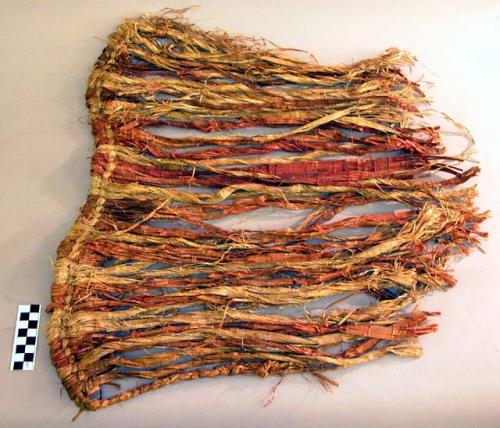 Woman's cedar bark skirt.