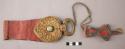 Ornamental chatelaine by which the knife, seals, needle-case or +