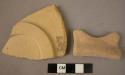 4 potsherds - Assyrian Plain "M"