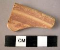 Rim potsherd - red painted ware (A3)