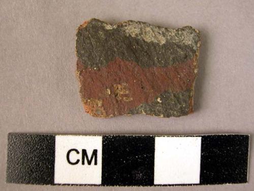 Potsherd - red painted ware (B9)