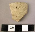 Potsherd - buff incised