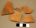 Red sherds