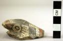 Snake head pottery lug