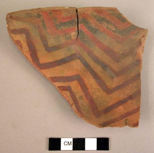 Sherd of decorated bowl