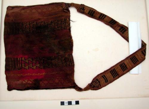 Bag, warp-patterned