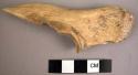 Bone awl from deer ulna, 4 in. long.
