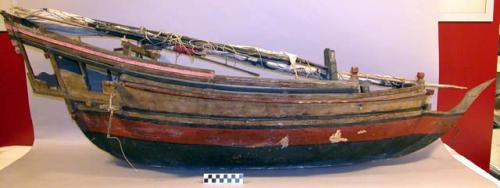 MODEL of wooden boat