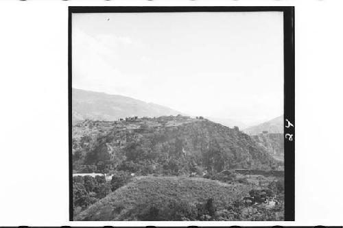 Ruins of Chutix Tiox from road between Sacapulas and Quiche