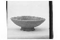 Plain daub ware bowl with pedestal base