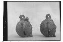 Two effigy pottery bells - R-150, R-1.